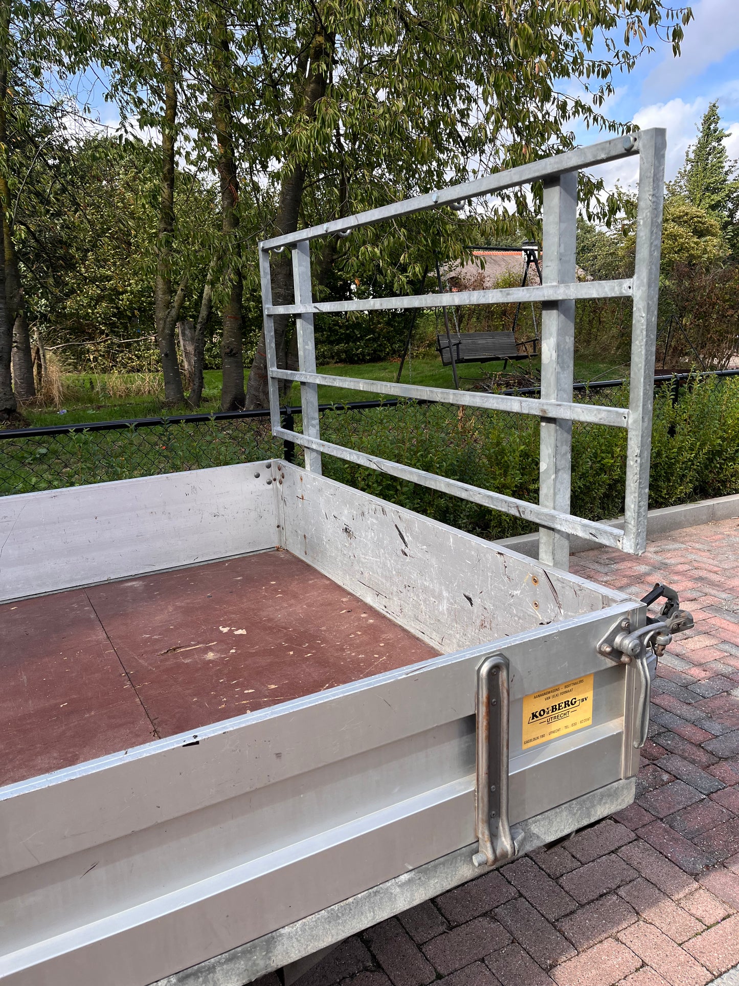 Plateau Wagen Geremd